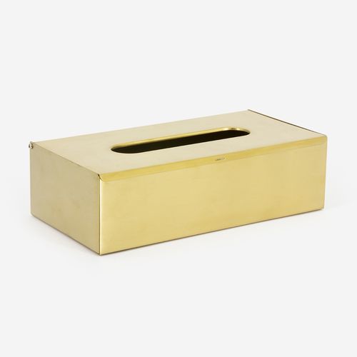 Freistehender Papiertuchspender - Square - BATH BAZAAR - manuell / Edelstahl / für Privatgebrauch