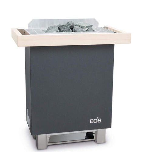 Elektrischer Saunaofen - eos Gracil - Fire Ice Systemtec Georg Zelger e.K. - 5 kW...10 kW / bodenstehend / Edelstahl