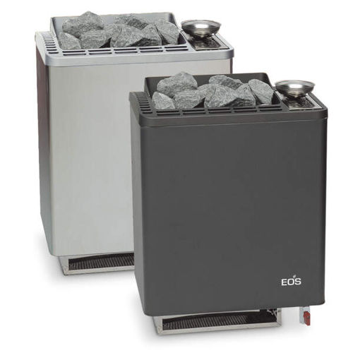 Elektrischer Saunaofen - eos Bi-O Tec - Fire Ice Systemtec Georg Zelger e.K. - 5 kW...10 kW / bodenstehend / Edelstahl