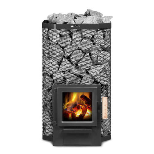 Holz-Saunaofen - FinTec Arthur  - Fire Ice Systemtec Georg Zelger e.K. - 9 kW / bodenstehend / Metall