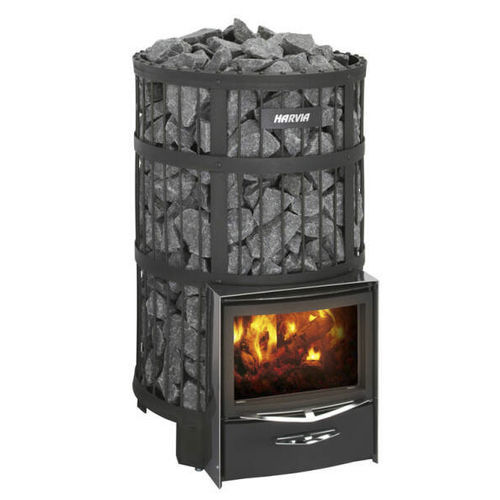 Holz-Saunaofen - Harvia Legend 300 - Fire Ice Systemtec Georg Zelger e.K. - 20 kW...50 kW / bodenstehend / Stahl