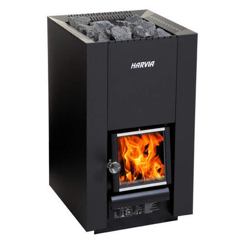 Holz-Saunaofen - Harvia Linear 16 - Fire Ice Systemtec Georg Zelger e.K. - 10 kW...20 kW / bodenstehend / Metall