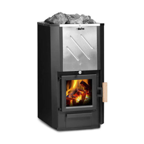 Holz-Saunaofen - FinTec Iwo Reflex - Fire Ice Systemtec Georg Zelger e.K. - 9 kW / bodenstehend / Metall