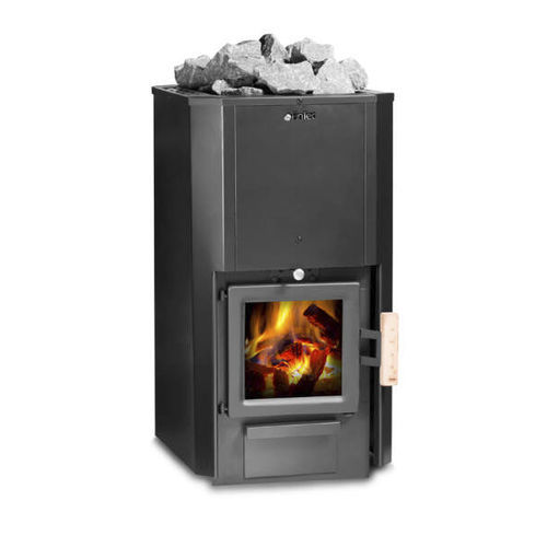 Holz-Saunaofen - FinTec Iwo Trend  - Fire Ice Systemtec Georg Zelger e.K. - 9 kW / bodenstehend / Metall