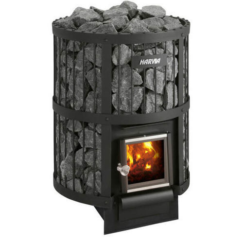 Holz-Saunaofen - Harvia Legend 240 - Fire Ice Systemtec Georg Zelger e.K. - 20 kW...50 kW / bodenstehend / Stahl