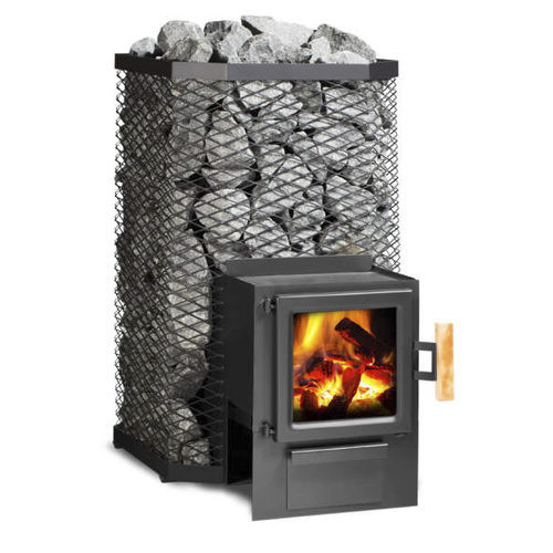 Elektrischer Saunaofen - FinTec Arthur mh - Fire Ice Systemtec Georg Zelger e.K. - 9 kW / freistehend / Stahl