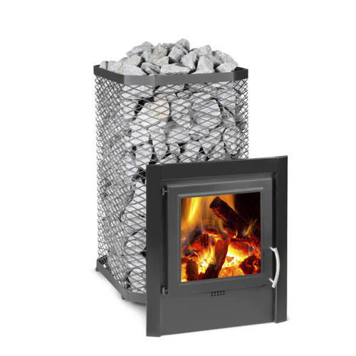 Holz-Saunaofen - FinTec Leif mh  - Fire Ice Systemtec Georg Zelger e.K. - 9 kW / bodenstehend / Metall