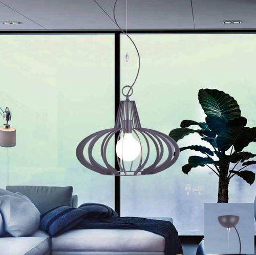 Hängelampe - MEDEA - LAM Export - Stahl / Glas / modern