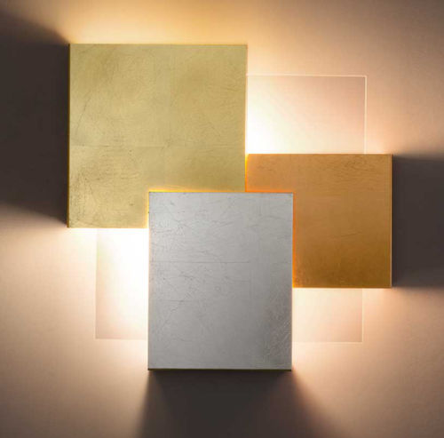 Moderne Wandleuchte - GUSTAV - LAM Export - für den Innenraum / Stahl / Glas