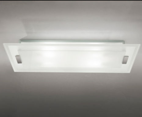 Moderne Deckenleuchte - JAZZ - LAM Export - rechteckig / Glas / Stahl
