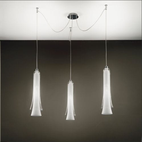 Hängelampe - TUBULAR BELLS - LAM Export - Stahl / Glas / modern
