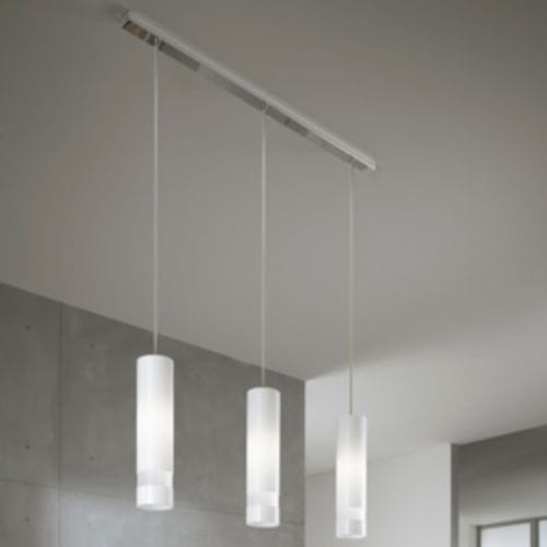 Hängelampe - OTELLO - LAM Export - Stahl / Glas / modern