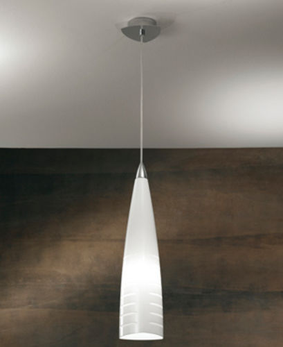 Hängelampe - IRIS - LAM Export - Stahl / Glas / modern