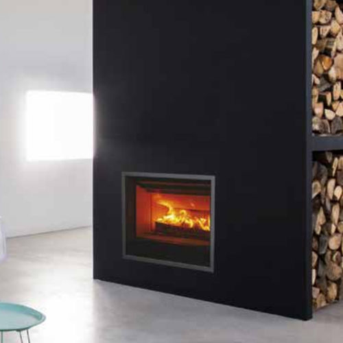 Holzkamin - INFIRE EASY 810 - BODART & GONAY - Einbau / für Wandmontage / Einseitig