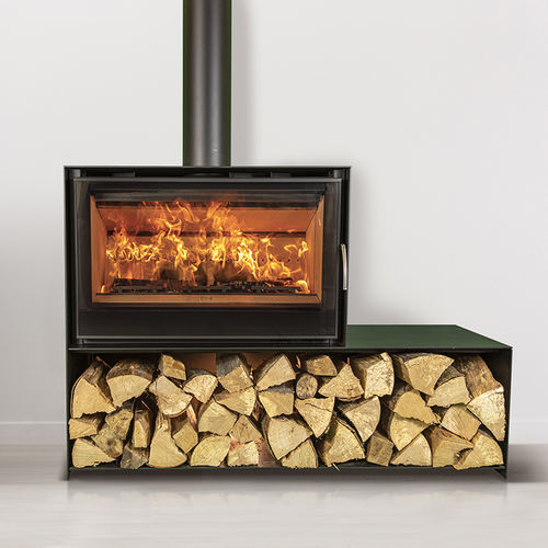 Moderne Kaminverkleidung - ZENITH EASY WOODBOX - BODART & GONAY - Metall