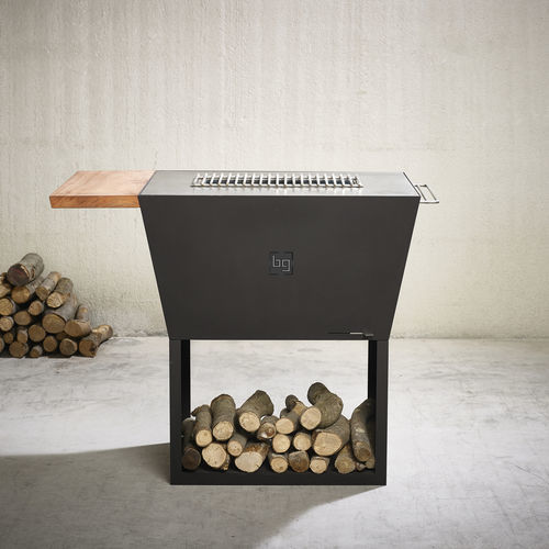 Holz-Gartengrill - BG PRO - BODART & GONAY - mobil / transportierbar / Metall