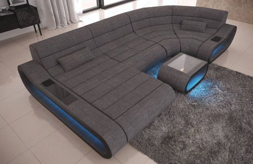 Ecksofa - CONCEPT U - Sofa dreams - modern / Stoff / mit Stauraum