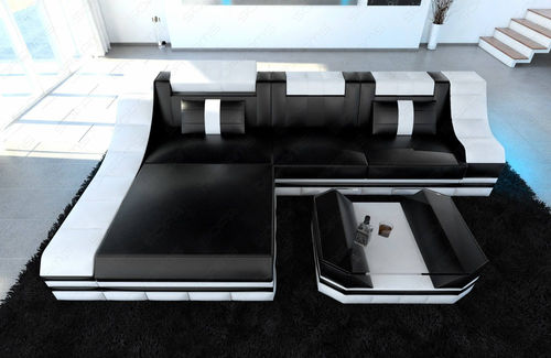 Ecksofa - NEW YORK L - Sofa dreams - kompakt / modern / Leder