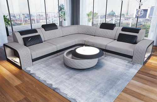 Modulsofa - Foggia L - Sofa dreams - modern / Stoff / mit Armlehnen
