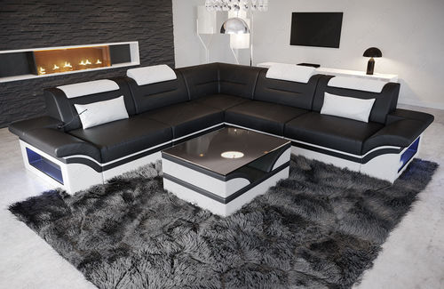 Modulsofa - Brianza L - Sofa dreams - modern / Leder / mit Armlehnen