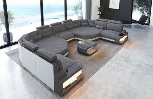 Modulsofa - Asti XL - Sofa dreams - modern / Stoff / mit Armlehnen
