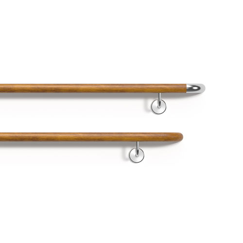 Buche-Handlauf - HRW-6 - CS Construction Specialties - Eiche / Ahornholz / für Behinderte