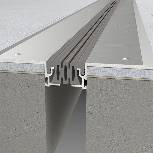 PVC-Dehnungsfuge - RLO SERIES - CS Construction Specialties - Aluminium / für Fußboden / für Wand
