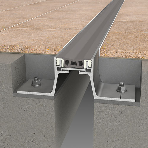 Gummi-Dehnungsfuge - GFT SERIES - CS Construction Specialties - Thermoplast / Aluminium / für Fußboden