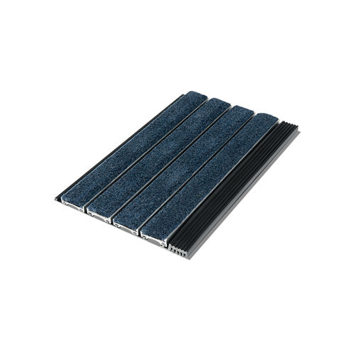 Eingangsmatte für Gewerbegebrauch - PEDIMAT® ULTRA - CS Construction Specialties - Aluminium / Schmutzfang / rutschfest