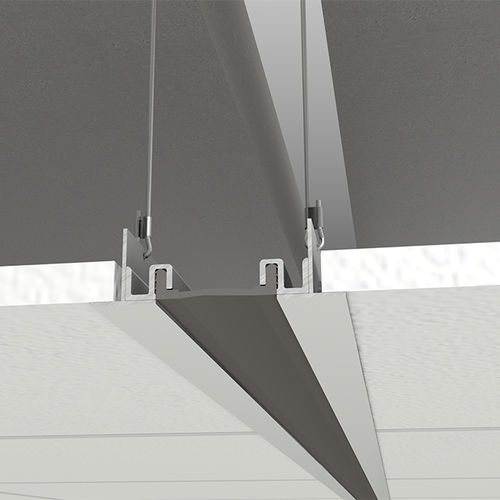 Gummi-Dehnungsfuge - FCF SERIES - CS Construction Specialties - Thermoplast / Aluminium / für Wand