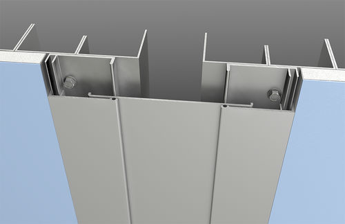 Polyester-Dehnungsfuge - AFW SERIES - CS Construction Specialties - Aluminium / Dekorputz / bodenstehend