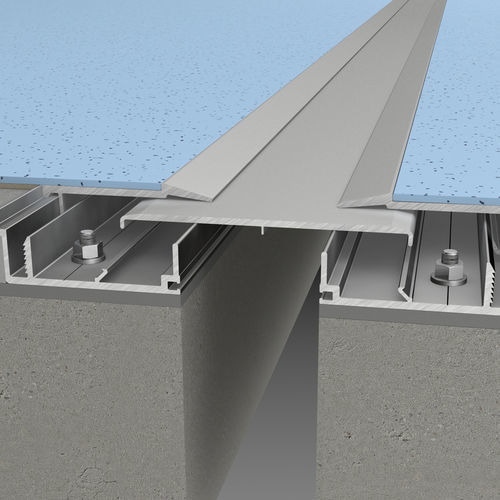 Vinyl-Dehnungsfuge - ALR SERIES - CS Construction Specialties - Aluminium / bodenstehend / für Wand