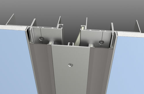 Gummi-Dehnungsfuge - GTW SERIES - CS Construction Specialties - Thermoplast / Aluminium / für Wand