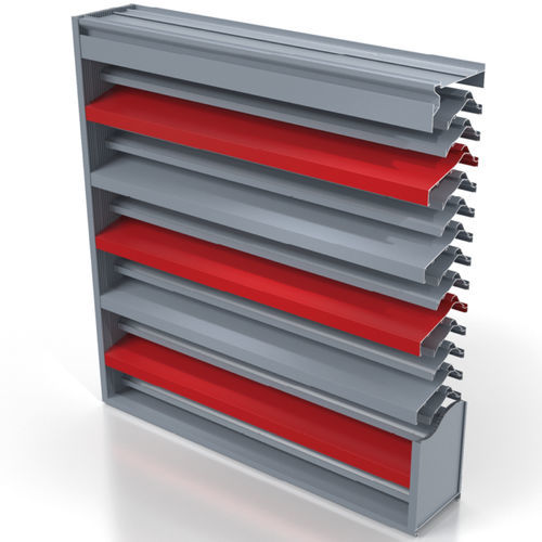 Aluminium-Lüftungsgitter - B-7505 - CS Construction Specialties - rechteckig / zur Außenaufstellung / für Innenbereich