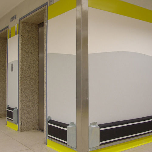 Edelstahl-Wandschutz - CGS - STYLA s.r.l. - für Eckeinbau