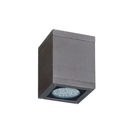 Moderne Deckenleuchte - LAQUE SQ M  - HB LUX LIGHTING - HB LUX TEKNOLOJI SAN VE TIC LTD - quadratisch / Vorderseite aus Hartglas / Aluminium