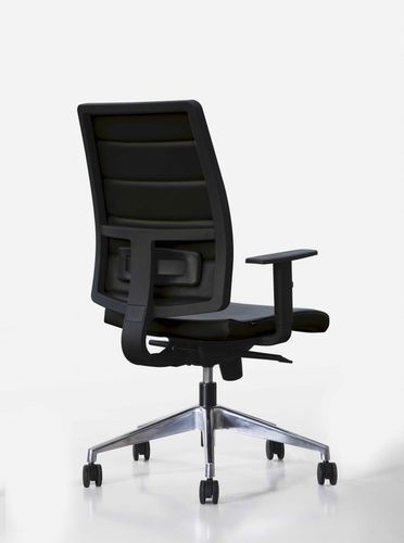 Moderner Chefsessel - ERGON 5 - JULCAR - Leder / Stoff / Aluminium