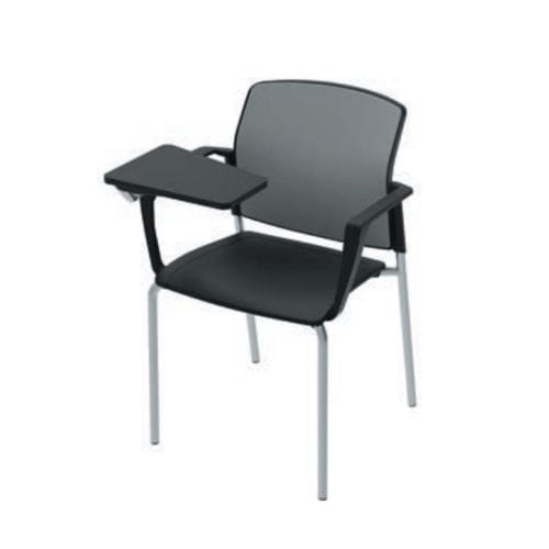 Konferenzstuhl mit Ablage - E300 - JULCAR - modern / Stoff / Netz