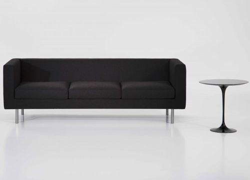 Modernes Sofa - KUBO - 1B - JULCAR - Stoff / Kunstleder / mit abnehmbarem Kissen