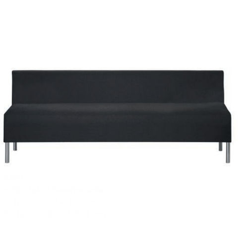 Modernes Sofa - KUBO - 1C - JULCAR - Stoff / Kunstleder / braun
