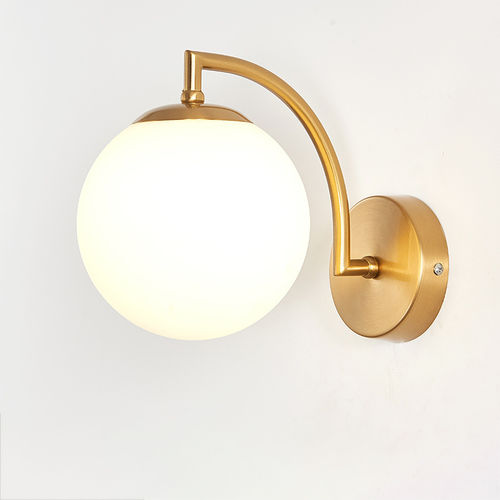 Moderne Wandleuchte - KD-LWL-ALH01 - kindom opto-electronic co.,ltd - für den Innenraum / Glas / Stahl