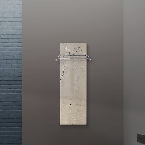 Elektrischer Badheizkörper - Le Fante Travertino - Chaleur Naturelle - 500 w / modern / Naturstein