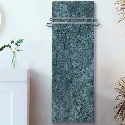 Elektrischer Badheizkörper - Le Fante Verde Guatemala - Chaleur Naturelle - 1001 w...1500 w / Naturstein / grün