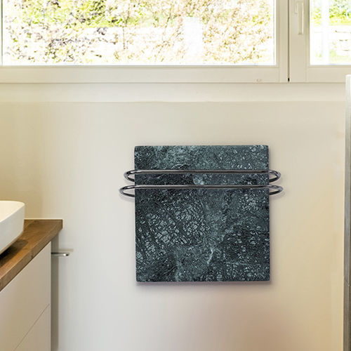 Elektrischer Badheizkörper - Le Fante Verde Guatemala - Chaleur Naturelle - 750 w / modern / Naturstein