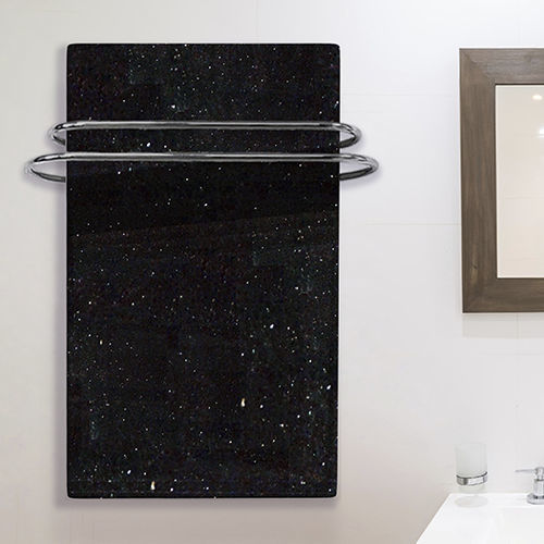 Elektrischer Badheizkörper - Le Fante Black Galaxy - Chaleur Naturelle - 1001 w...1500 w / modern / Naturstein