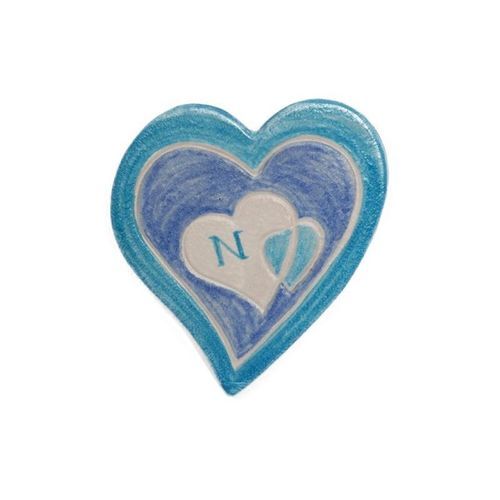 Keramik-Serviertablett - CUORI AZZURRI - mavi ceramica - Ton / für Privatgebrauch / für Gewerbegebrauch