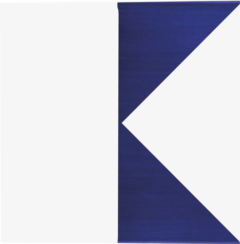 Keramikfliesen - Alfabetile Letter K - mavi ceramica - emailliert / seidenmatt / für den Innenraum