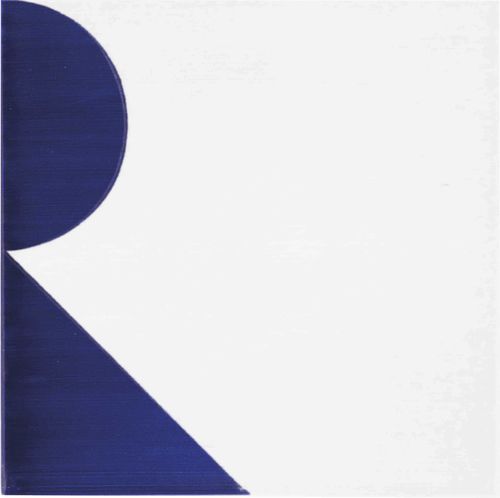 Keramikfliesen - Alfabetile Letter R - mavi ceramica - seidenmatt / für den Innenraum / für Außenbereich
