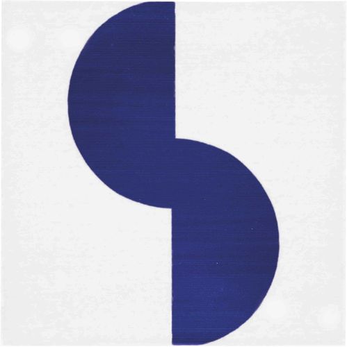 Keramikfliesen - Alfabetile Letter S - mavi ceramica - emailliert / seidenmatt / für den Innenraum