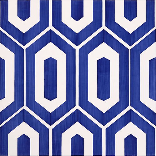 Keramikfliesen - Square Hexagon - mavi ceramica - seidenmatt / gestrichen / für den Innenraum